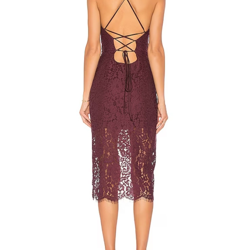 Lovers & friends Skylight dress in Merlot